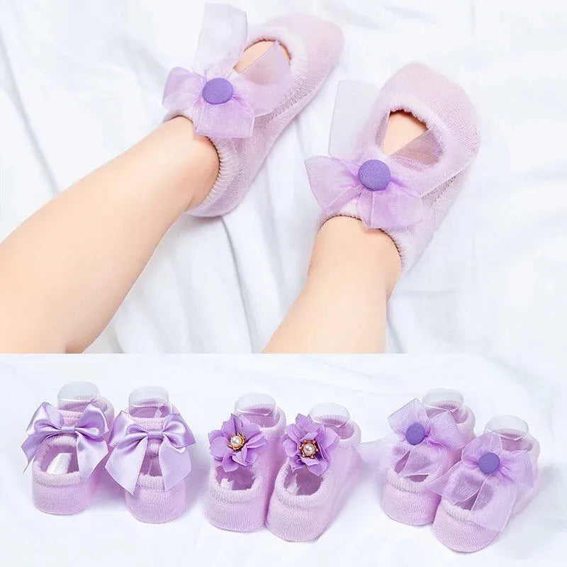 👼Baby Ballet Socks(3 Pairs)