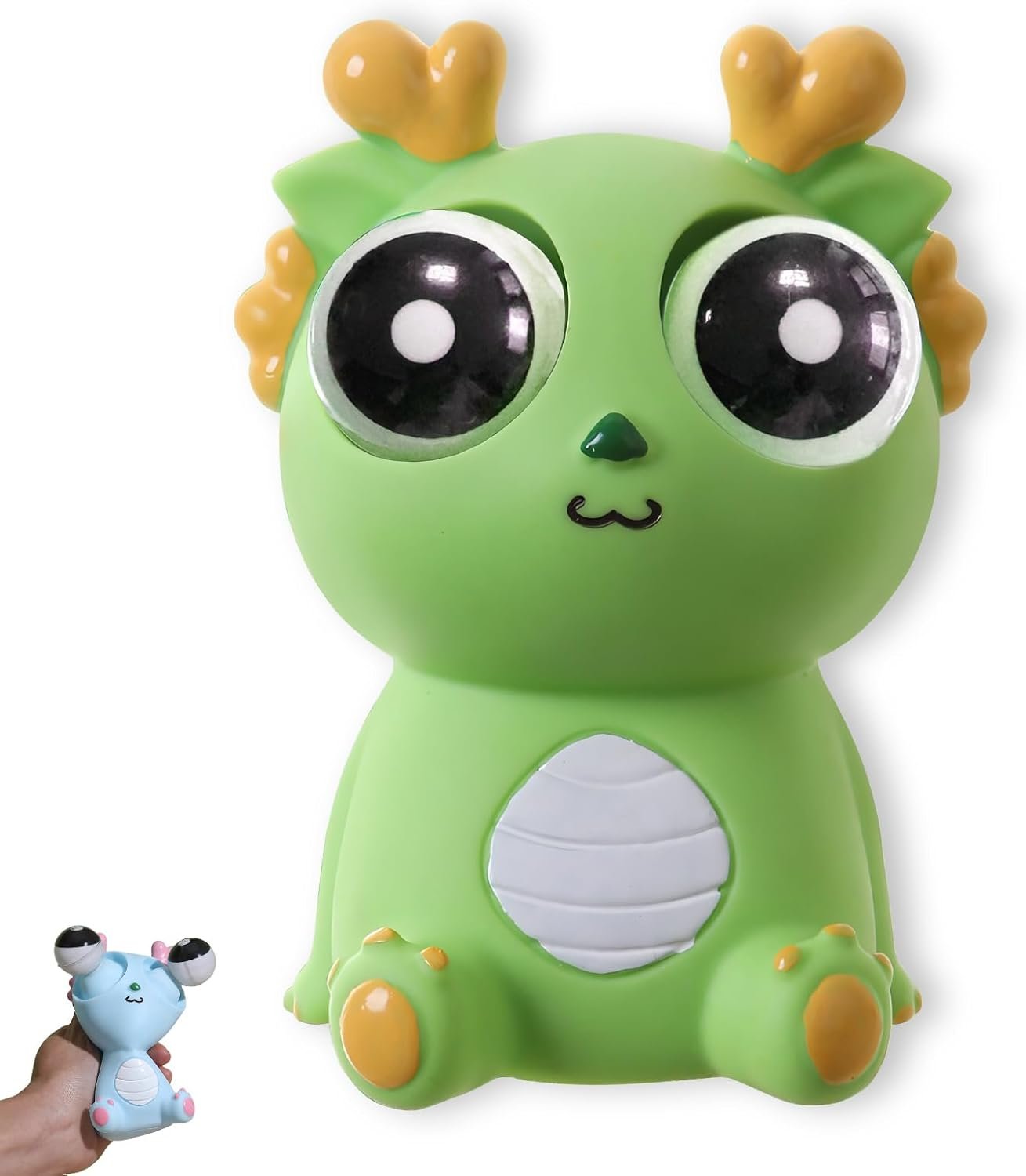 Pop-Out Eye Dragon Squeeze Toy - Stress Relief Sensory Squishy✨Funny Anti-Stress Ball