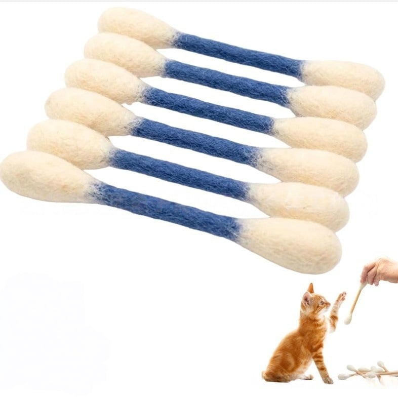 🔥Last Day 49% OFF - ❤️For happy, healthy, and active indoor cats🐱Swabs Large Size Cat Toys with Catnip (6 pcs/pack)