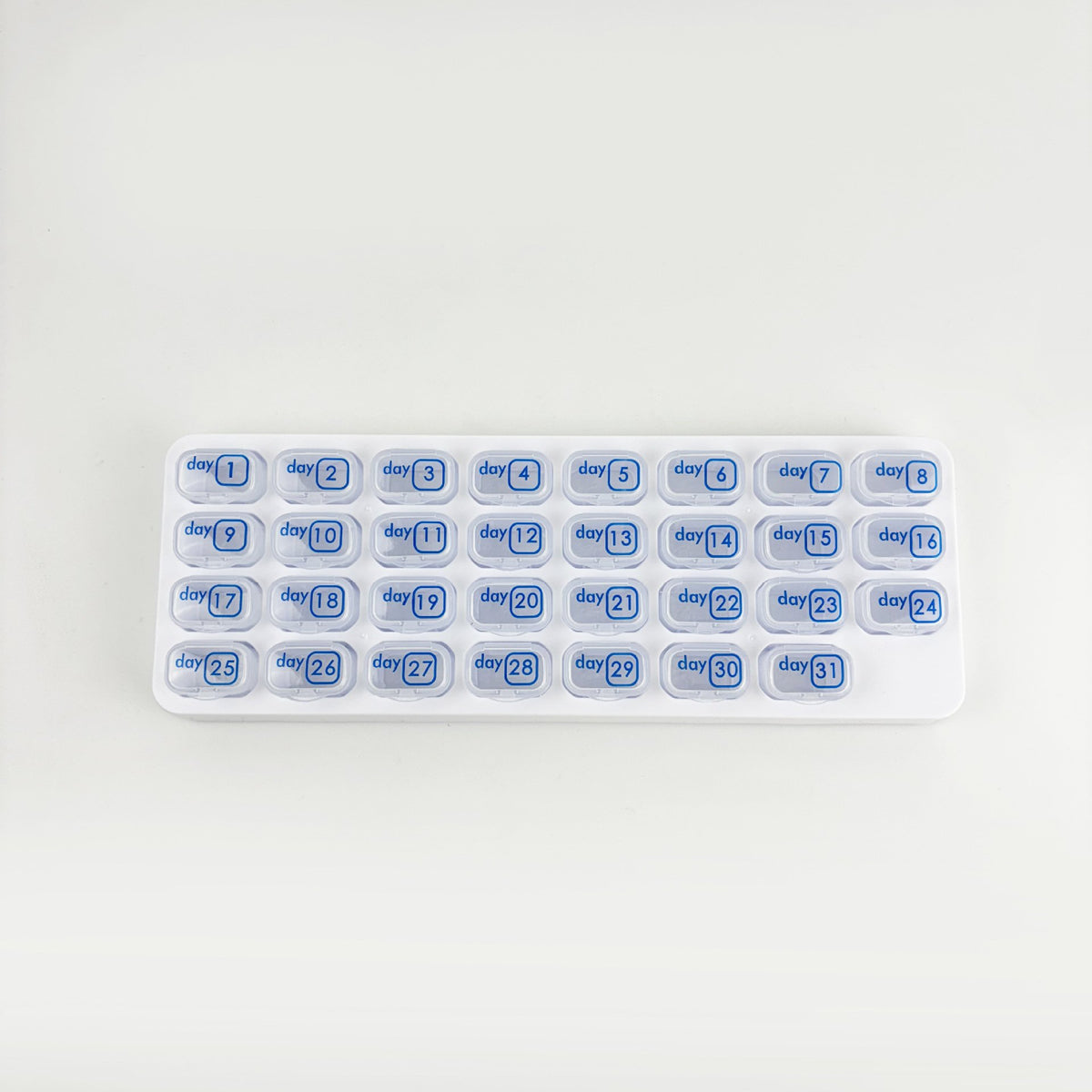 💊31 Days Pill Box-Monthly Pill Organizer-Arthritis-Friendly Easy-Open Lids
