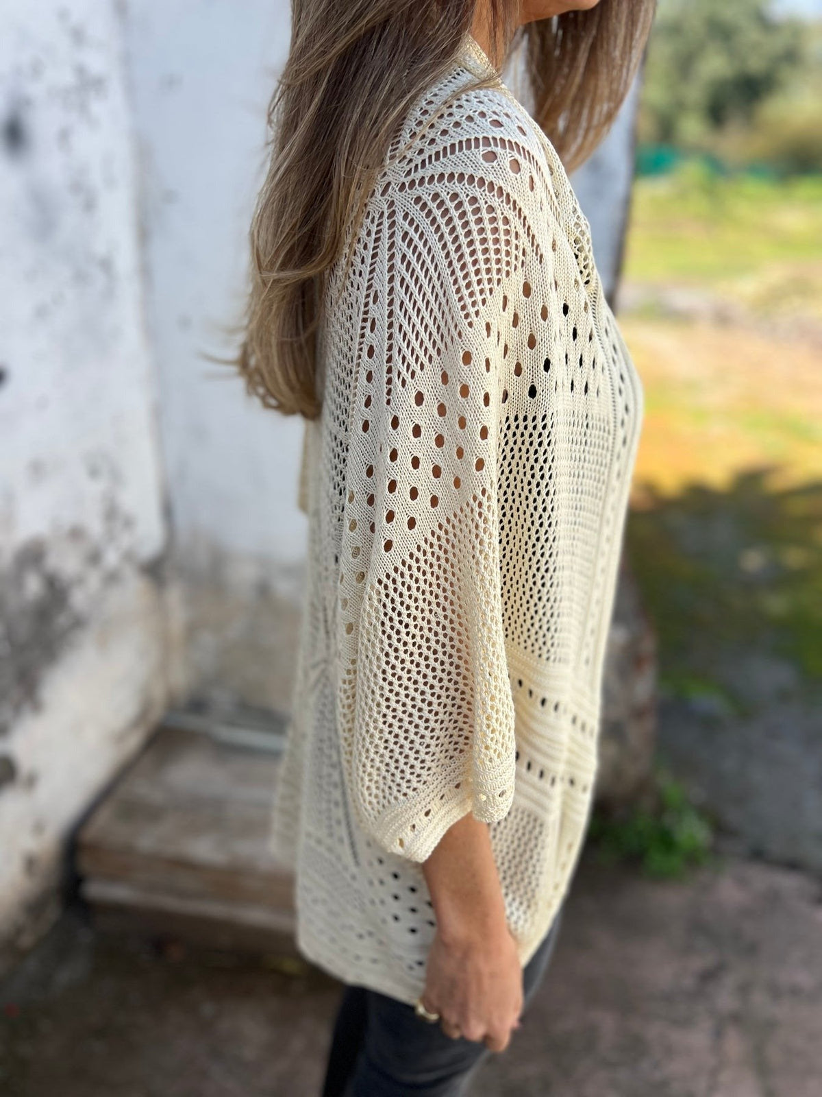 💕Hollow Half Sleeve Cardigan🔥