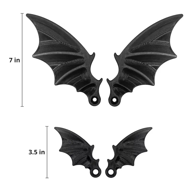 🦇🎃 Halloween Bat Wings License Plate Decor – Spooky Car Accessories