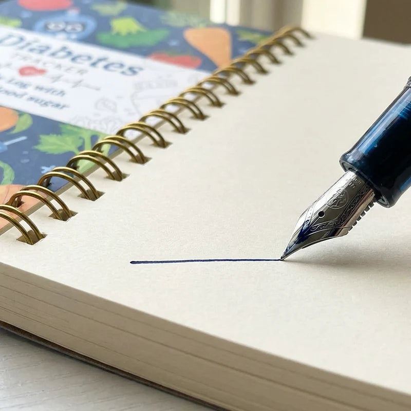 Diabetes Tracker Book with Food List