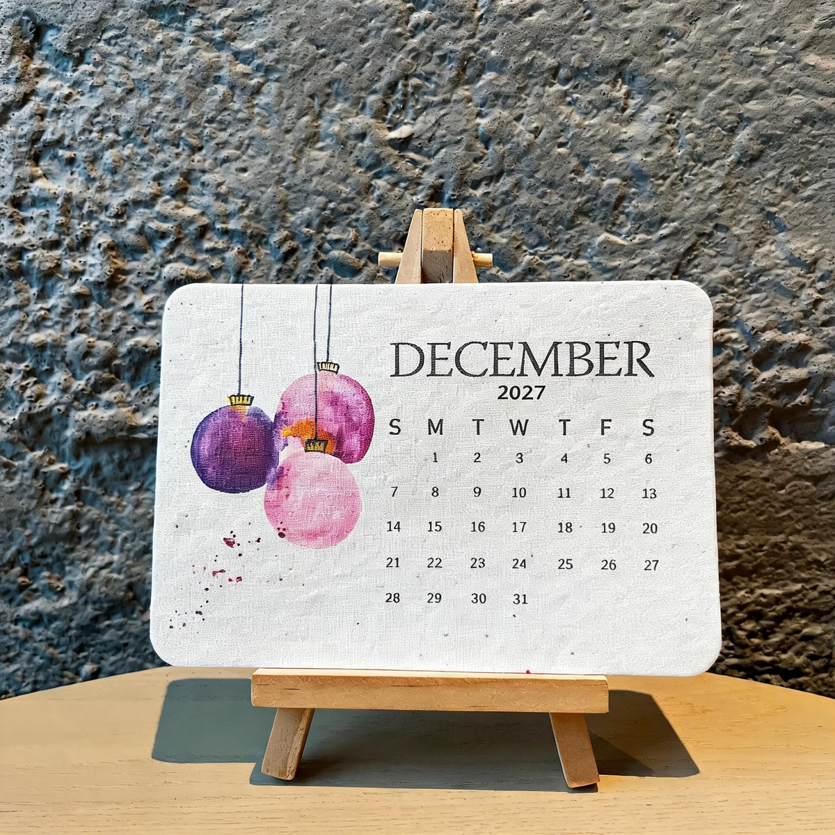 đąEco-Friendly Plantable 'Timeless' Seed Calendar 2027 ⨠Planâ˘Plantâ˘Growâ˘Enjoy