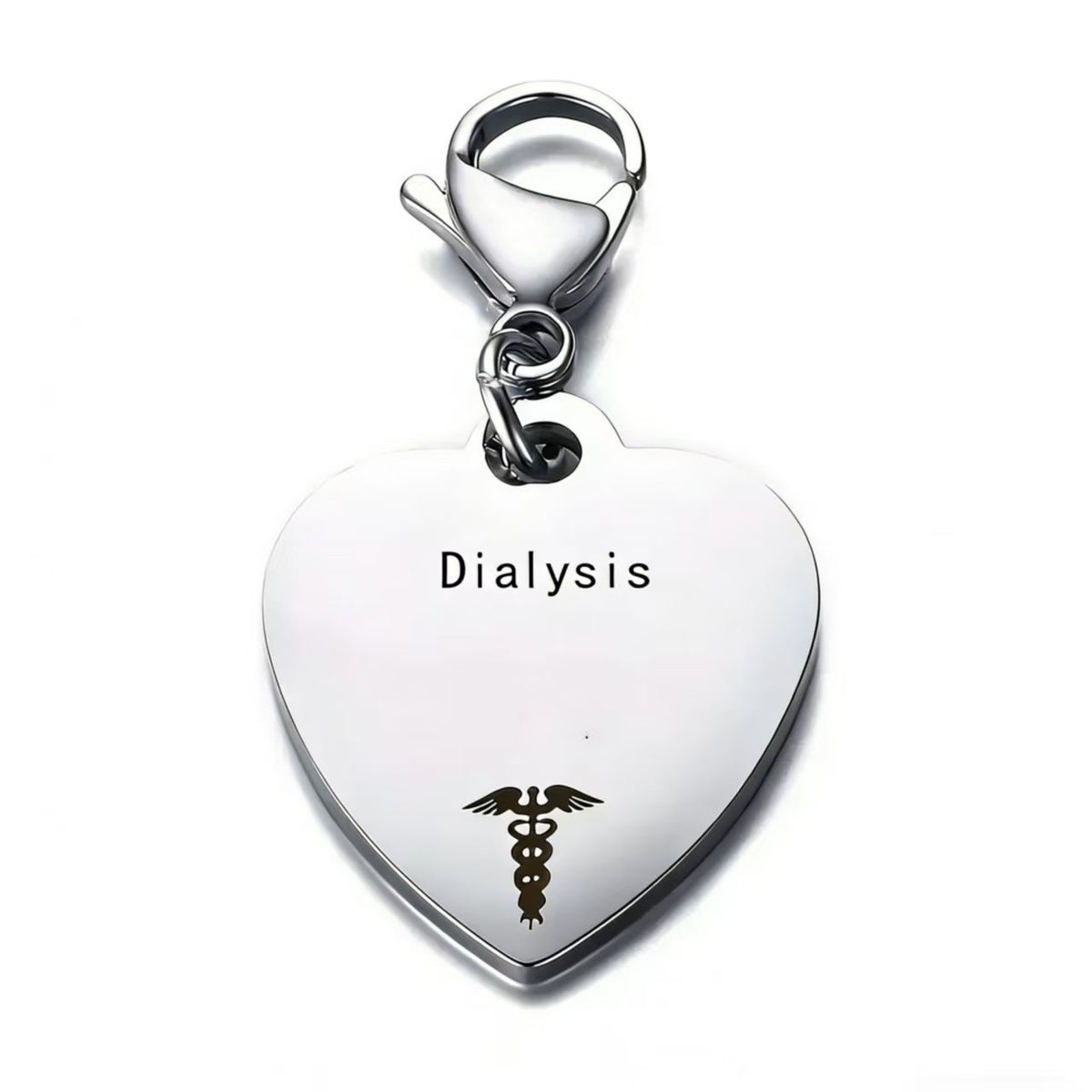 🔥💝Unique Heart-Shaped Medical ID Pendant Keyring🏥