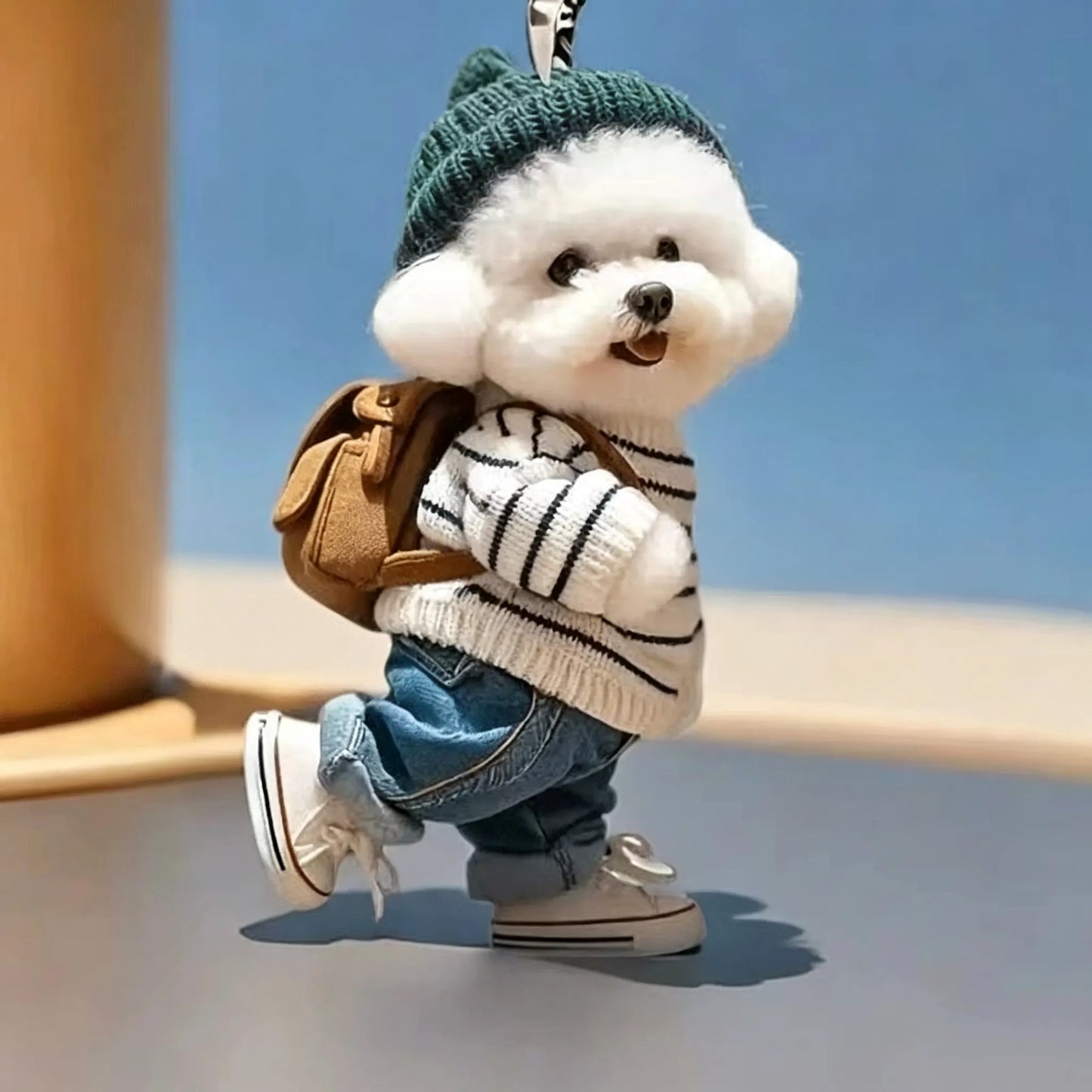 TODAY'S SPECIAL OFFER-50% OFF š„Internet-Famous Cartoon Teddy Dog Keychain
