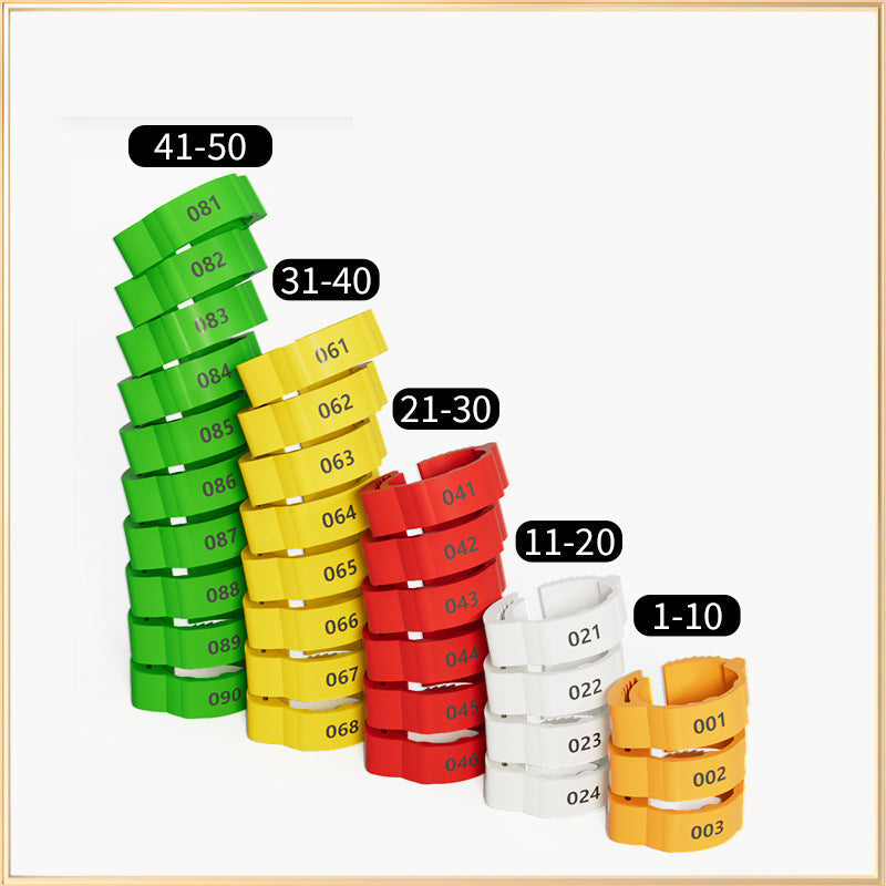 ⏰Adjustable Snap-On Poultry Leg Bands