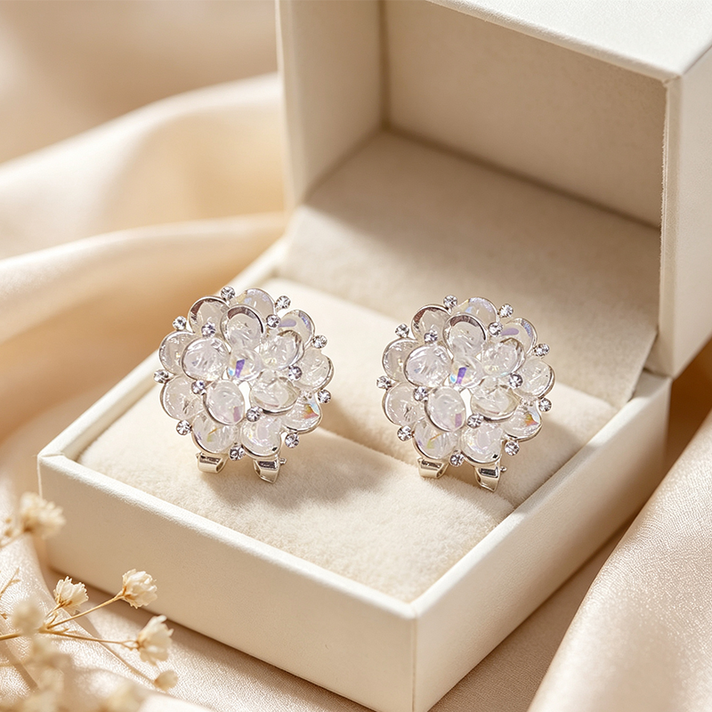 π 2026 Sale β Over 52,000 Sold!β¨ Elegant Floral Stud Earrings β Sparkling Detail & Lightweight Comfort πΈ