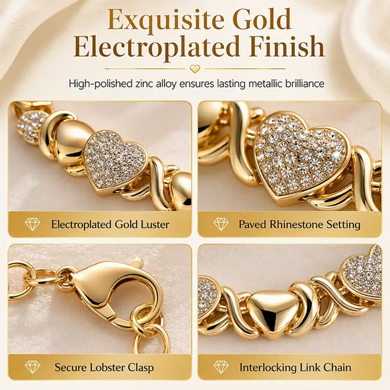 Classic Heart Shape Jewelry 4-Piece Set๐ฟ๐๐
