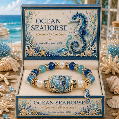 🌊 Ocean Guardian Bracelet Collection | 7 Marine Creature Designs, Gemstone-Style Beads & Matching Sea Charms 🐚✨