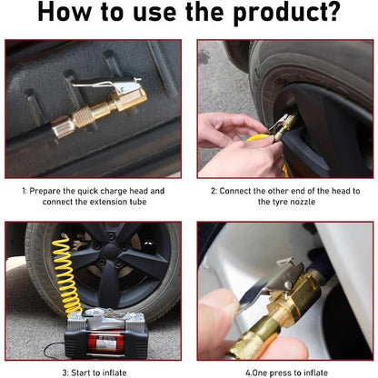 🔧Brass Tire Air Chuck(2pcs)