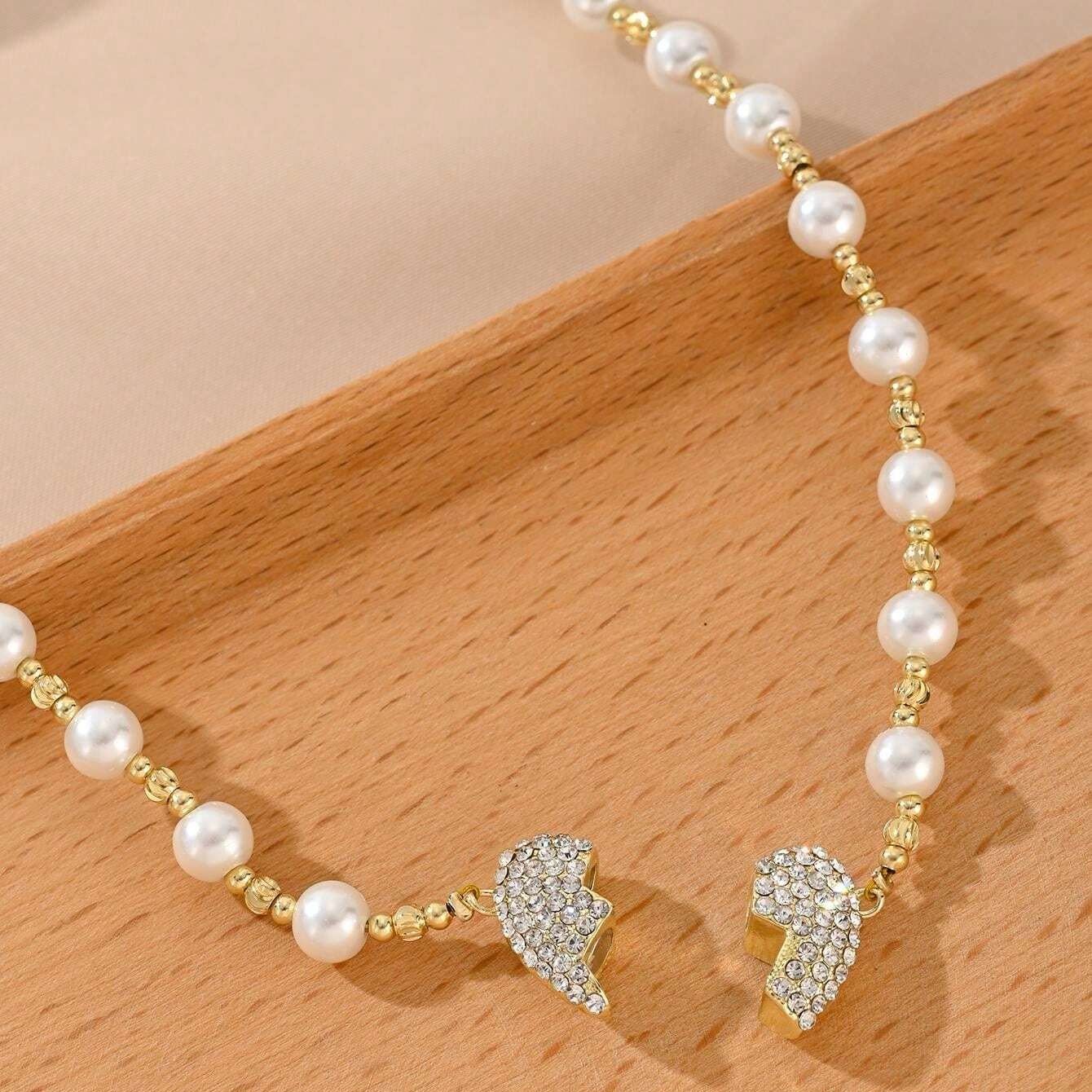 ❤️New Magnetic Pearl Heart Necklace