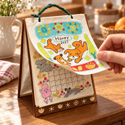 2027 Dog Doodle Illustrated Calendar