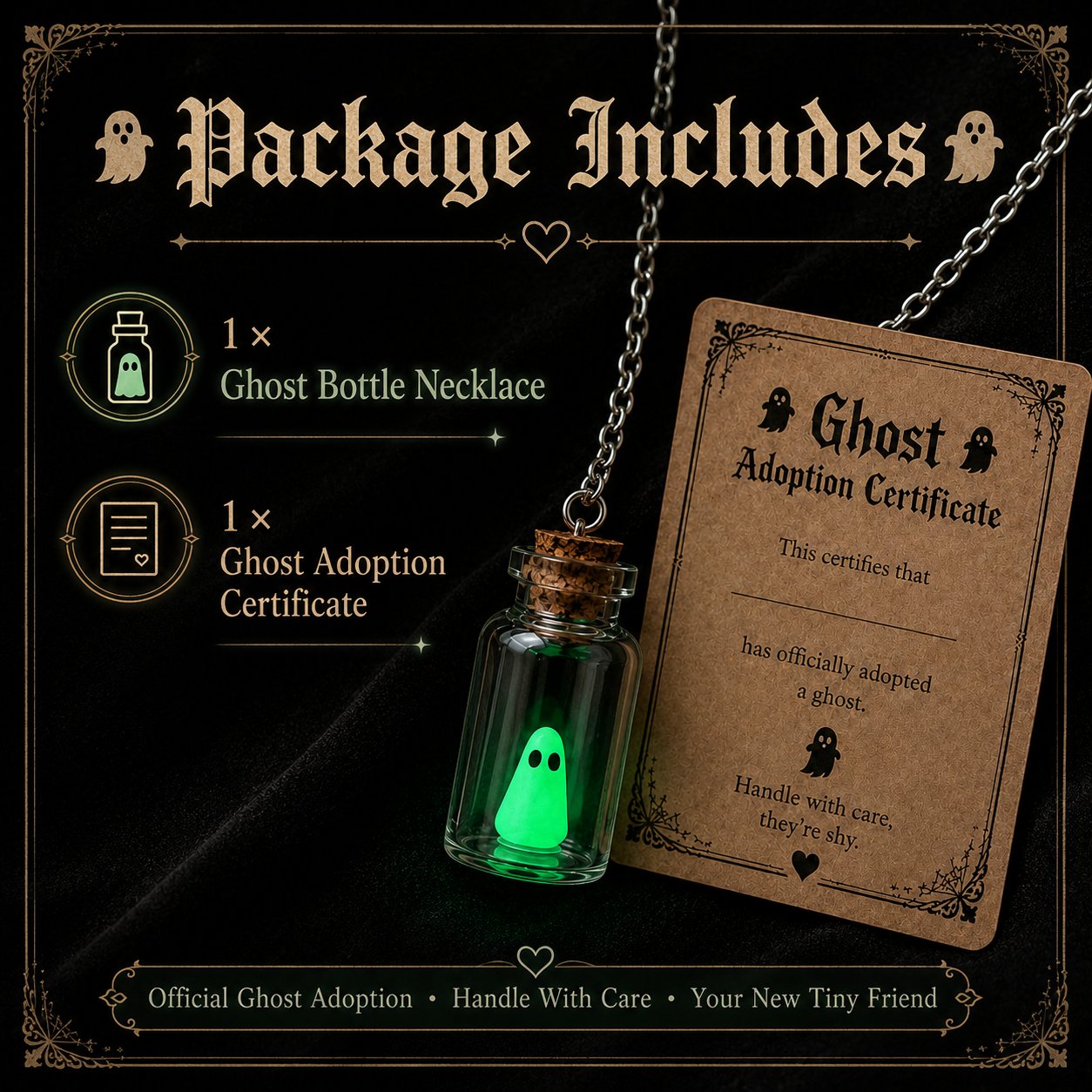🔥 Last Day 49% OFF-Ghost Adoption Necklace