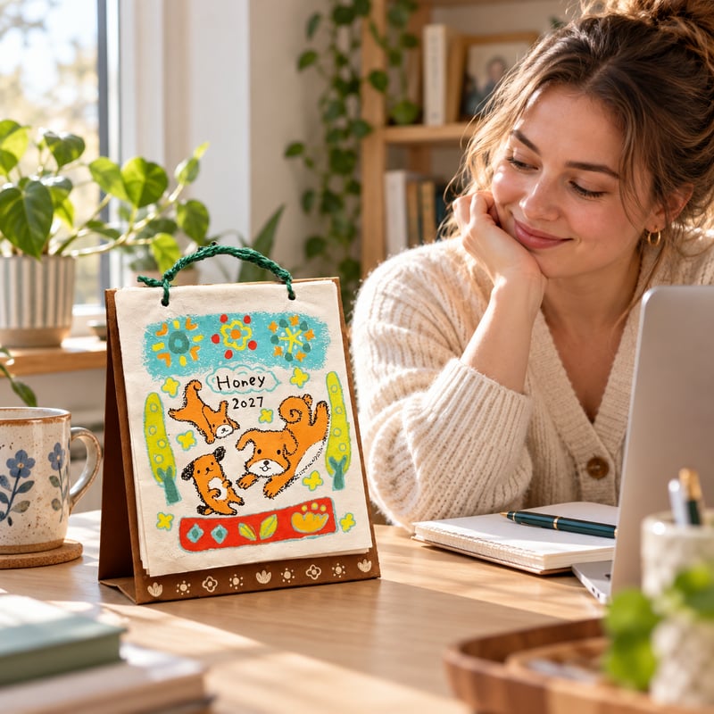 2027 Dog Doodle Illustrated Calendar