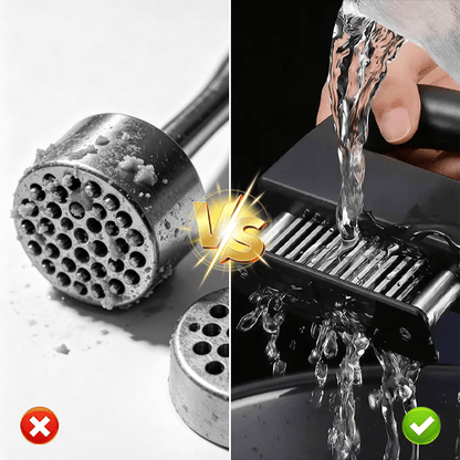 🔪 Spring-Loaded Meat Tenderizer | Professional Kitchen Tool