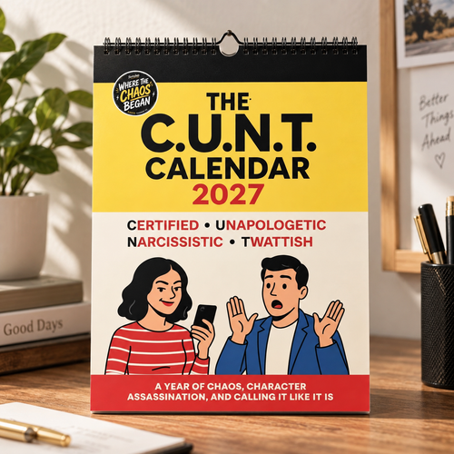 The C.U.N.T. 2027 Wall Calendar – 12 Months of Pure Unfiltered Chaos