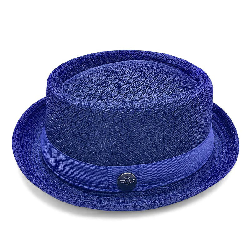 Summer Breathable Mesh Pork Pie Hat