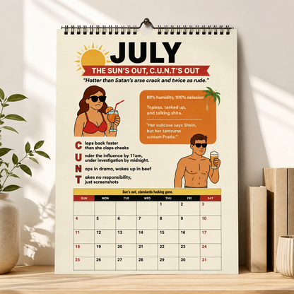 The C.U.N.T. 2027 Wall Calendar – 12 Months of Pure Unfiltered Chaos