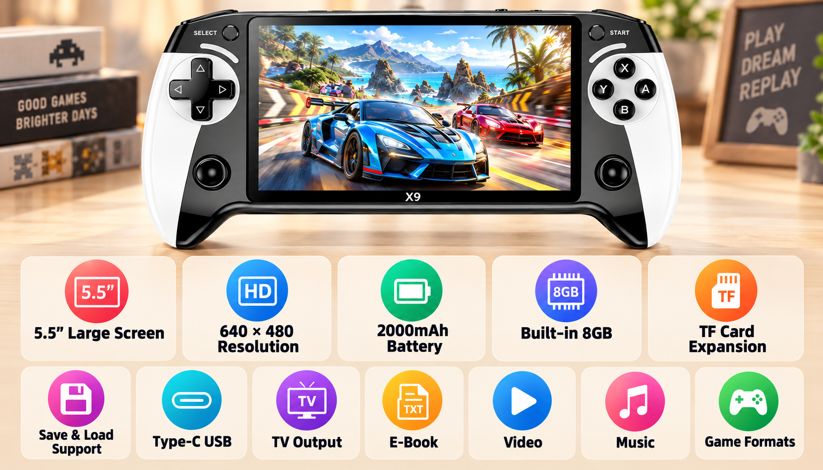 retro game console