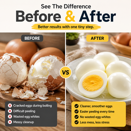 🥚3PCS Egg Piercer for Perfect Boiled Eggs – Easy Peel Egg Tool with Safety Lock & 304 Stainless Steel Pin