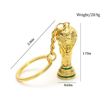 ⚽🏆 Trophy & Ball Keychain