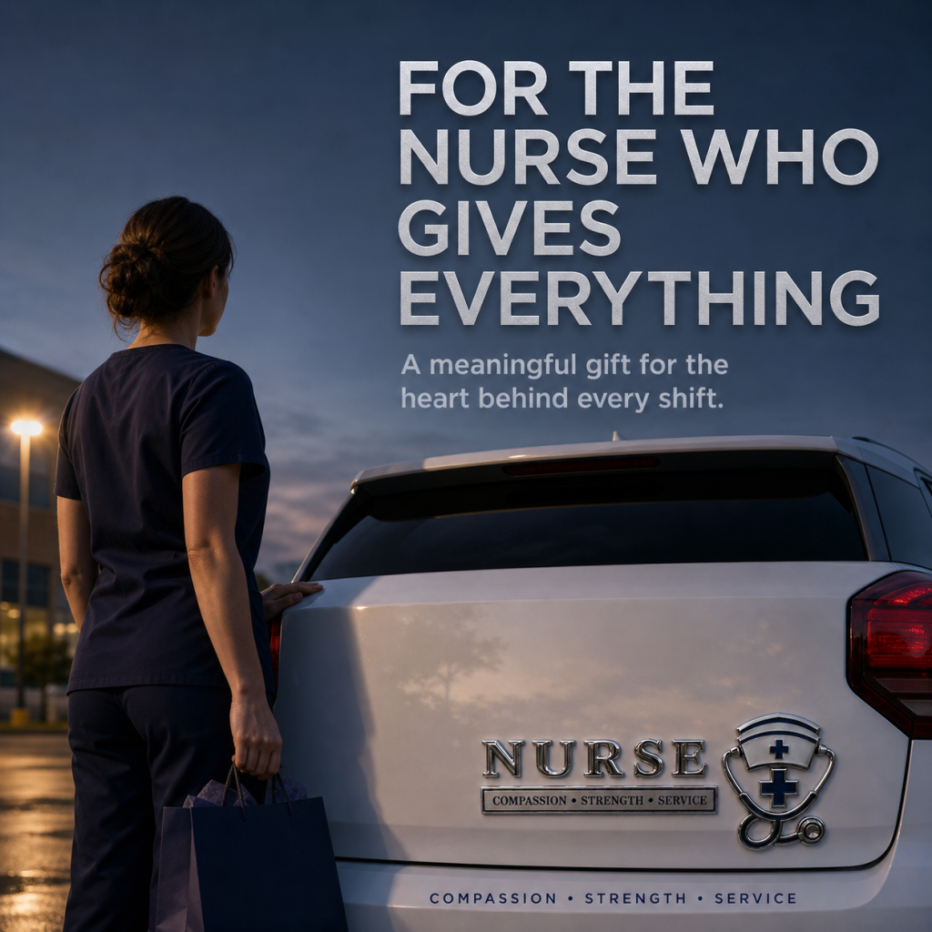 💉Nurse Compassion Strength Service Car Emblem Metal Badge