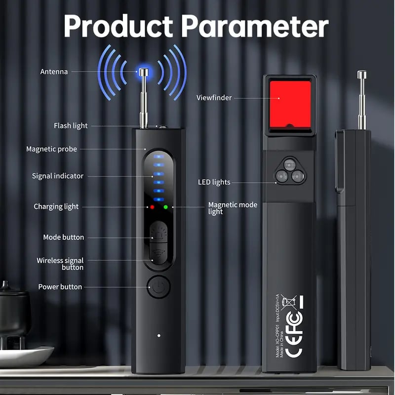 [Protecting your privacy] Hidden Camera Detectors, GPS Tracker Detector and RF Signal Scanner,  Find Out Hidden GPS Trackers