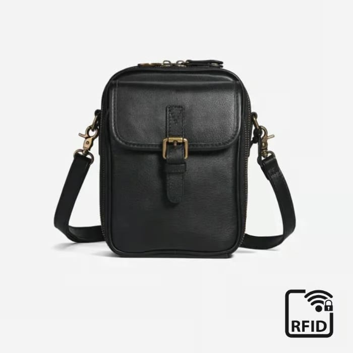 🔥 Crossbody Leather RFID Bag