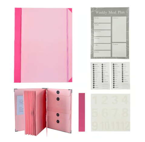 Accordion File Organizer Manila Pocket Document Folder for Passports, Birth Certificates & Important Papers, Office & Home Storage