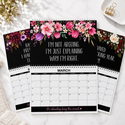 2027 Funny Swear Word Wall Calendar