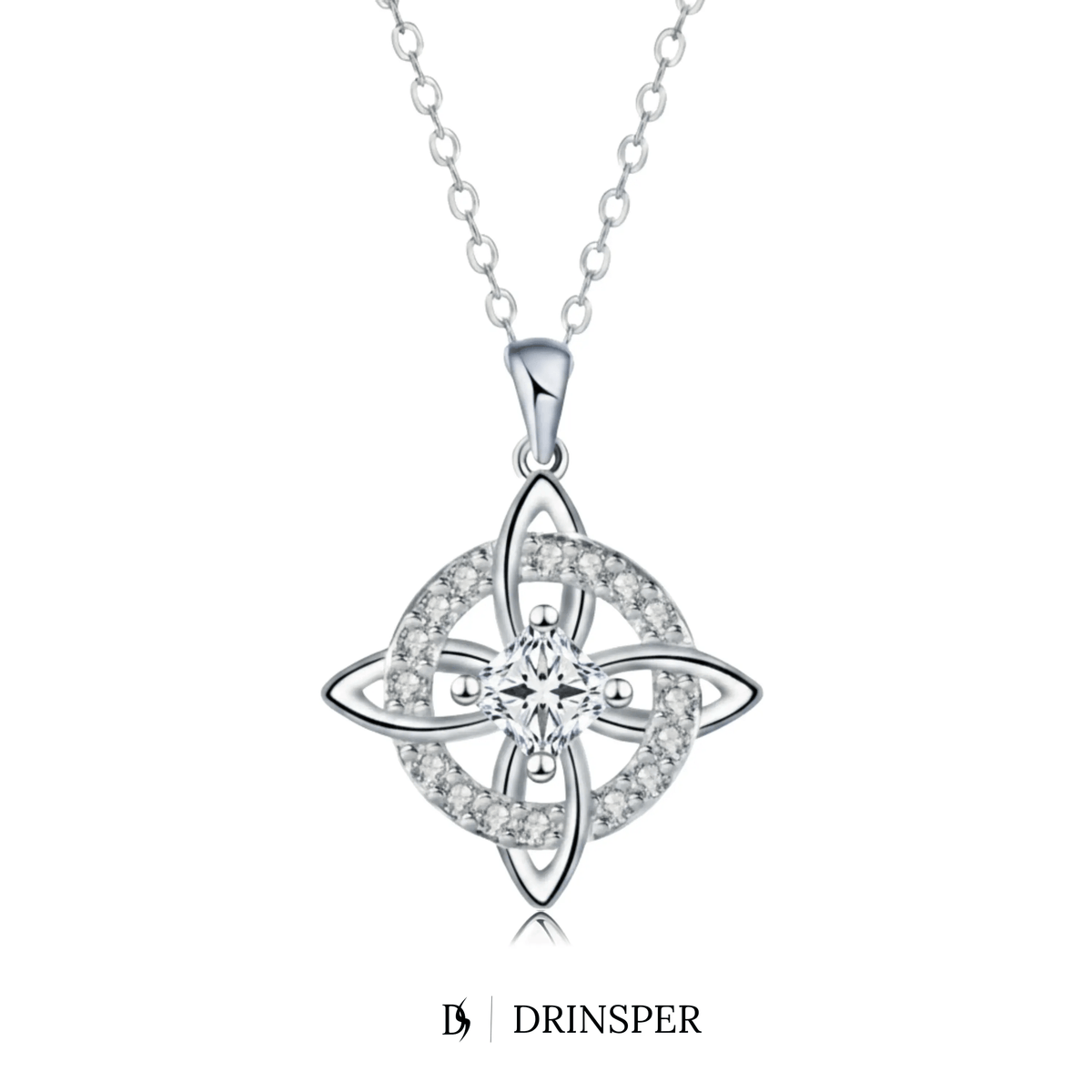 Mystical Birthstone Witches Knot Necklace – Natural Crystal🔮💞Protect Your Loved Ones