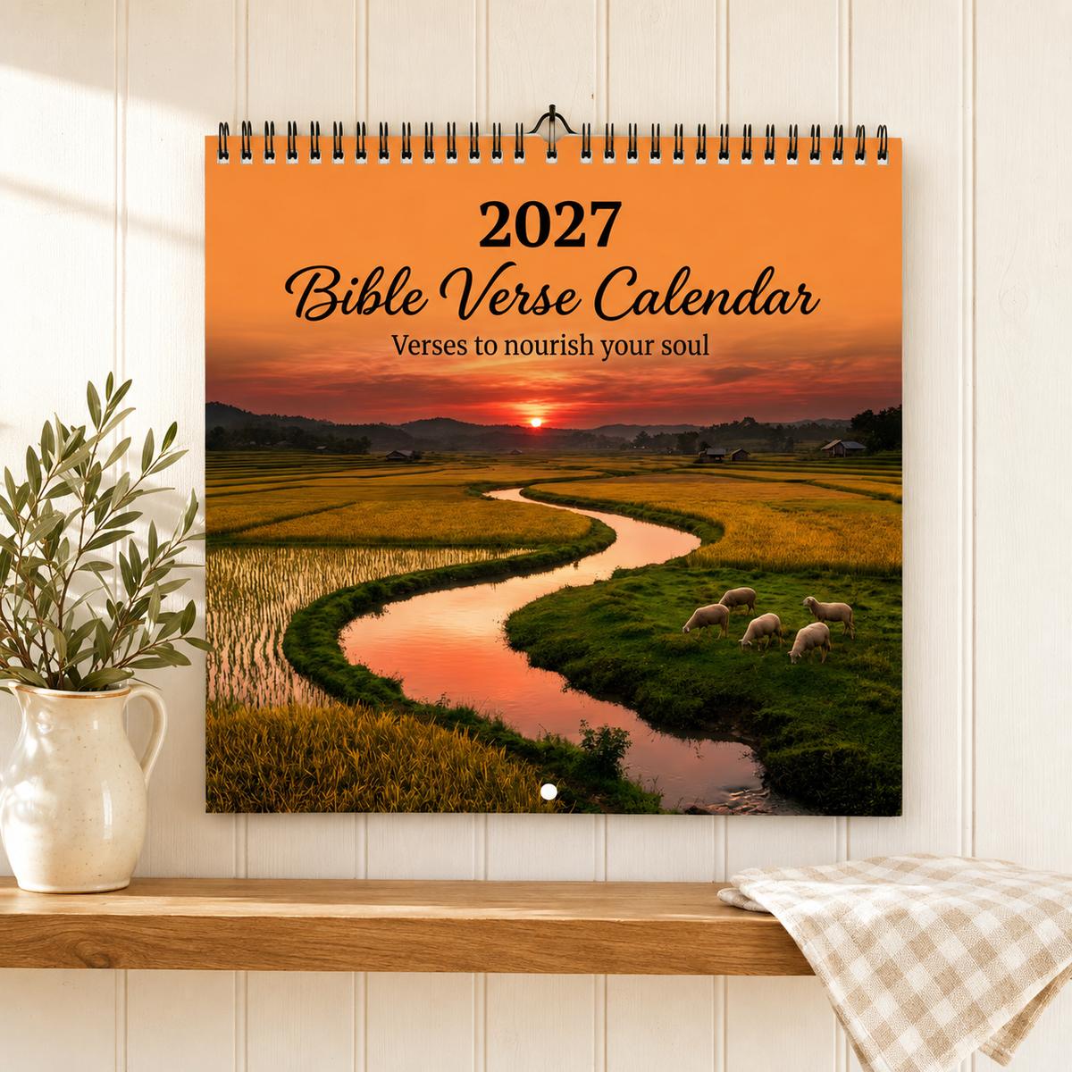 🌿 2027 Bible Verse Calendar — A Year Rooted in Faith ✝️