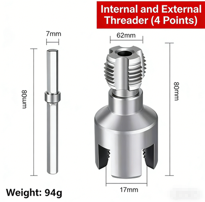 🔥Integrated Internal & External Pipe Threading Tool