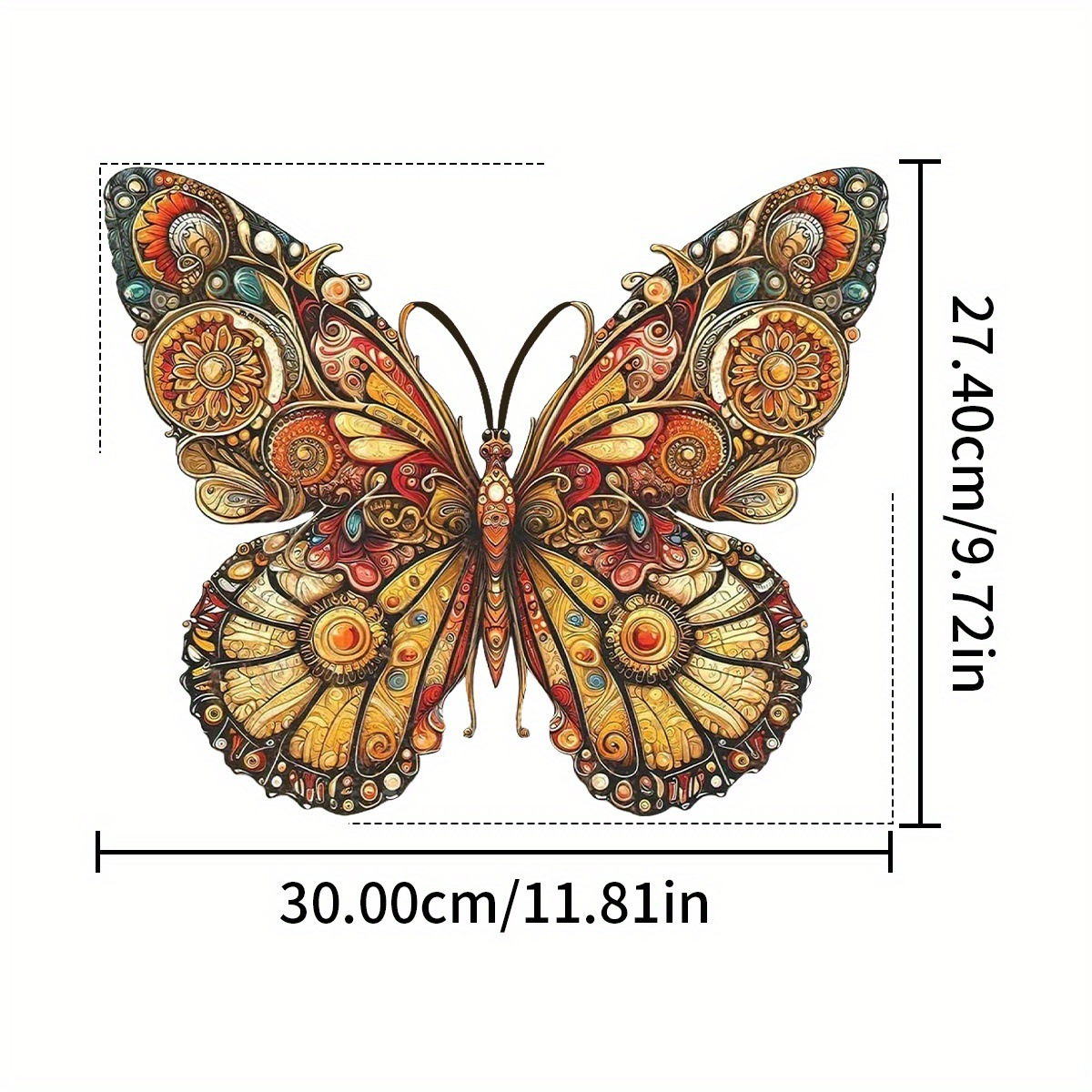 🦋Colors Butterfly Metal Garden Sign