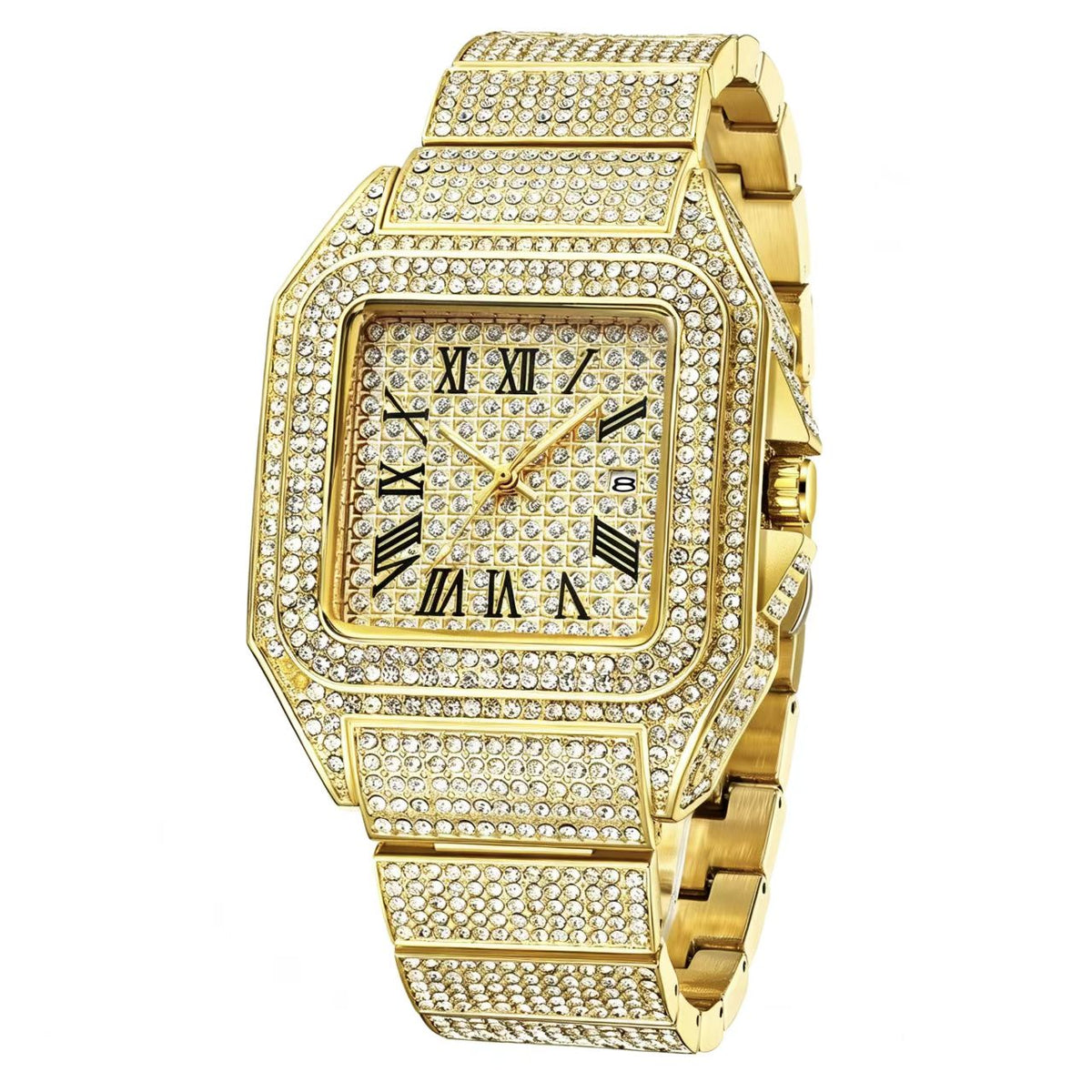 ✨Luxury Square Rhinestone Watch – Elegant Sparkle for Every Occasion✨