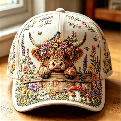 🦬Highland Cow Cap🧢(Breathable & Lightweight Comfort & Unisex Fit)