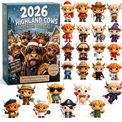 🎄🐮2026 Highland Cows Advent Calendar