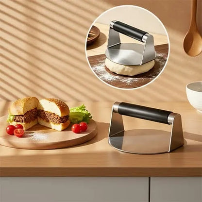 Stainless Steel Burger Patty Press