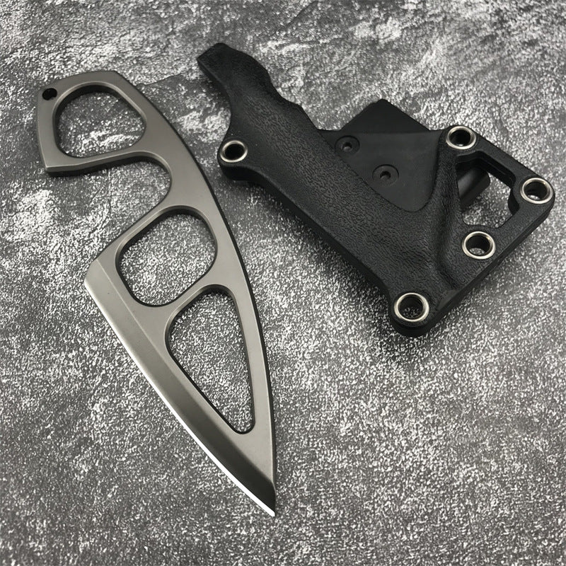 Dailyard Tactical EDC Knife with Multi-Carry Sheath & Belt Clip