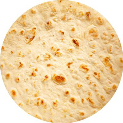 Realistic Food Print Round Flannel Throw Blanket