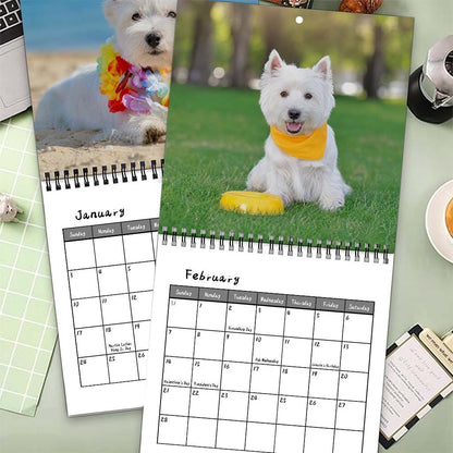 🐶 2027 West Highland White Terrier Calendar – 12 Months of Charming Dog Portraits & Happy Moments