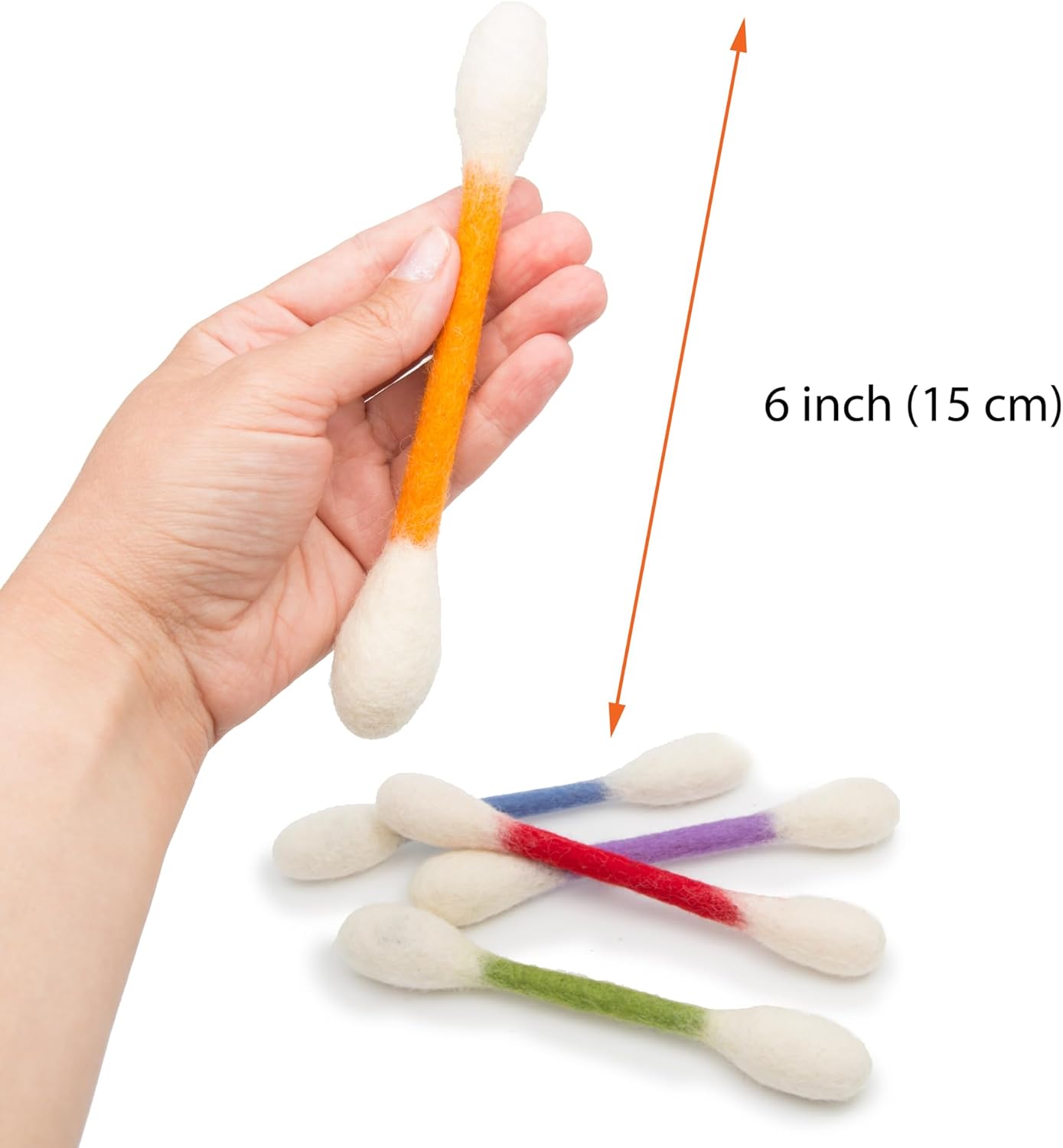 🔥Last Day 49% OFF - ❤️For happy, healthy, and active indoor cats🐱Swabs Large Size Cat Toys with Catnip (6 pcs/pack)