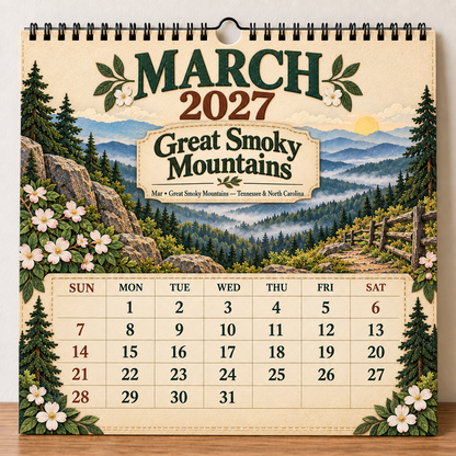 🎁 2027 America’s National Parks Wall Calendar