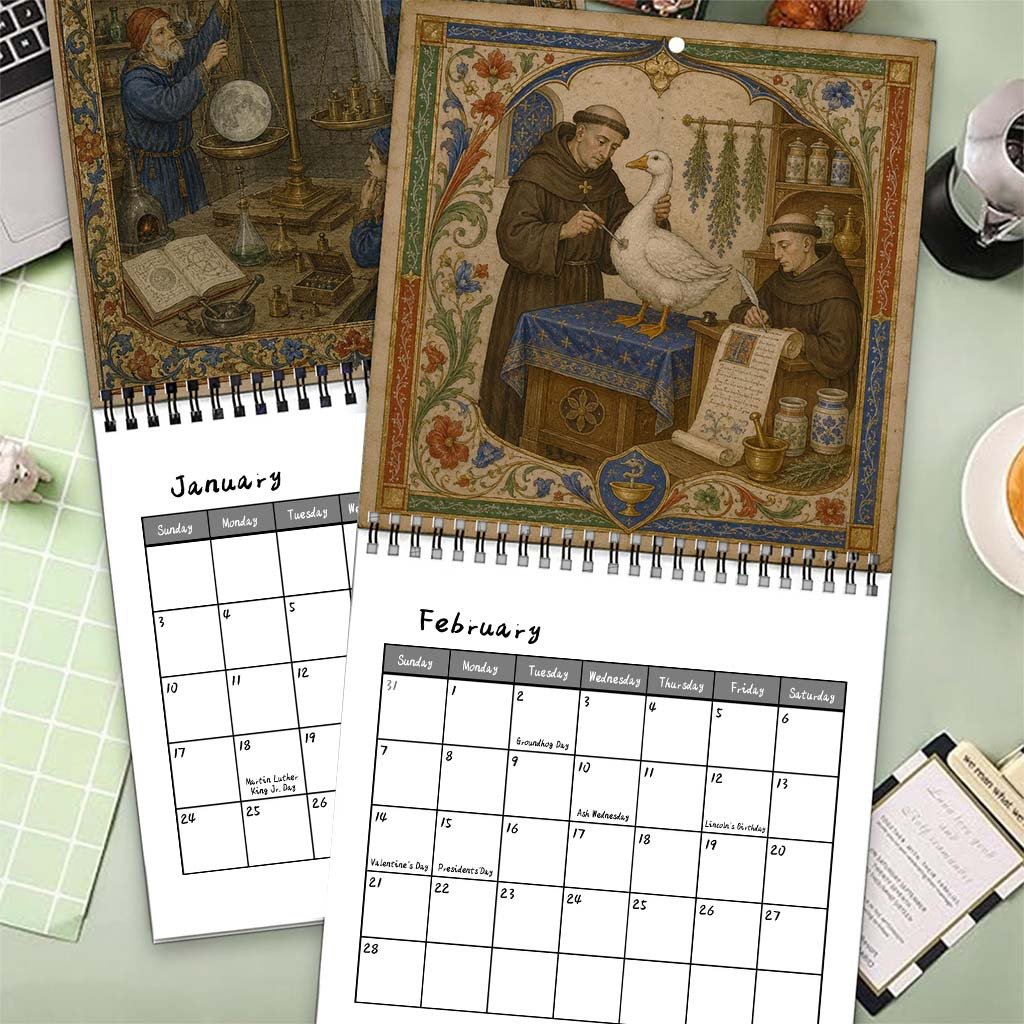 👑Weird Kingdom 2027 Wall Calendar – 12 Months of Curious Portraits & Whimsical Moments