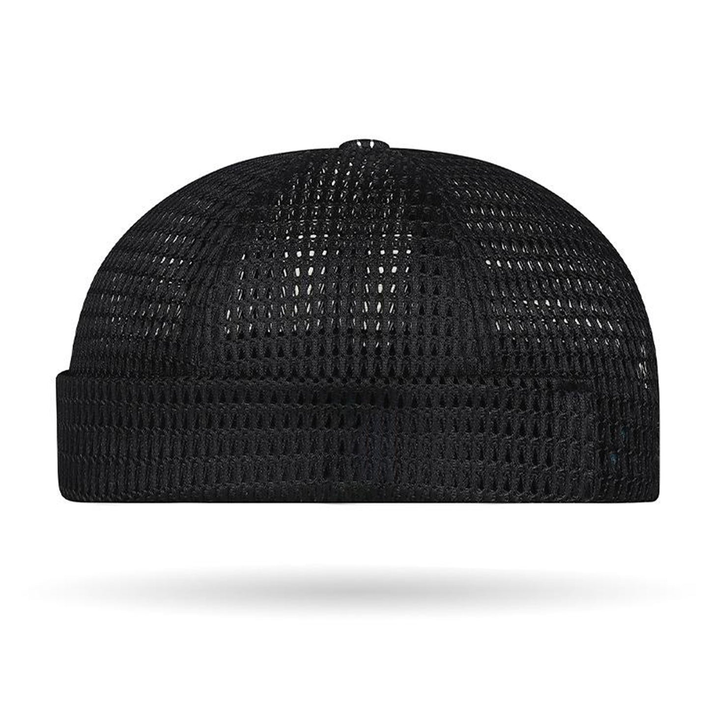 🔥Men’s Breathable Brimless Docker Hat – Lightweight Mesh Skull Cap for Summer Outdoor Wear