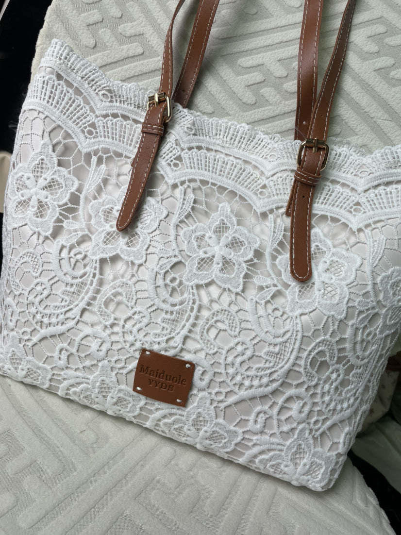 🔥💛Vintage Lace Shoulder Bag – Elegant Crossbody Purse for Every Occasion 🤍👜
