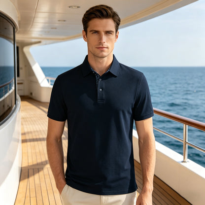 👕3-Pack Men's Performance Polo Shirts -Moisture Wicking🔥