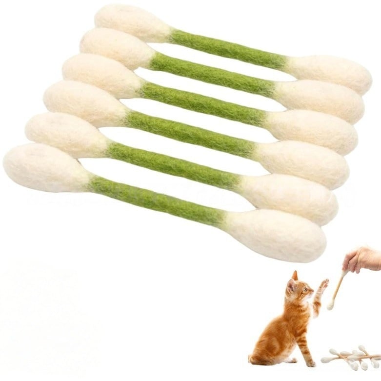 🔥Last Day 49% OFF - ❤️For happy, healthy, and active indoor cats🐱Swabs Large Size Cat Toys with Catnip (6 pcs/pack)