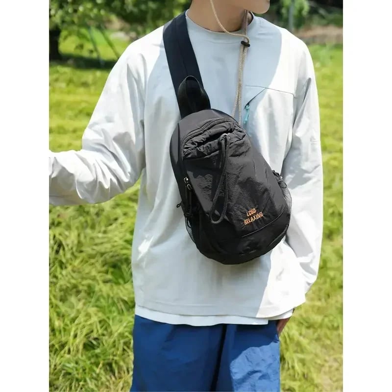 🎒Unisex Lightweight Color Block Nylon Mini Backpack – Compact & Water-Resistant Daypack for Every Adventure! 🌈🚶‍♂️